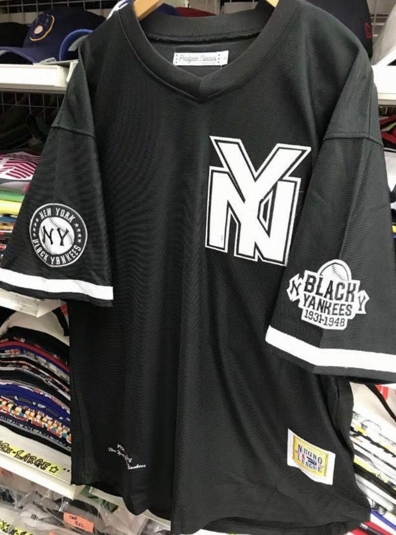 NEGRO LEAGUE ブラック ヤンキース ベースボールシャツ 野球 ユニフォーム Vネック 背番号99 黒