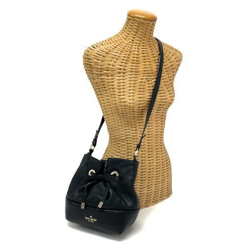 ケイトスペード Kate Spade ショルダーバッグ レザー 巾着型 PWRU3377 