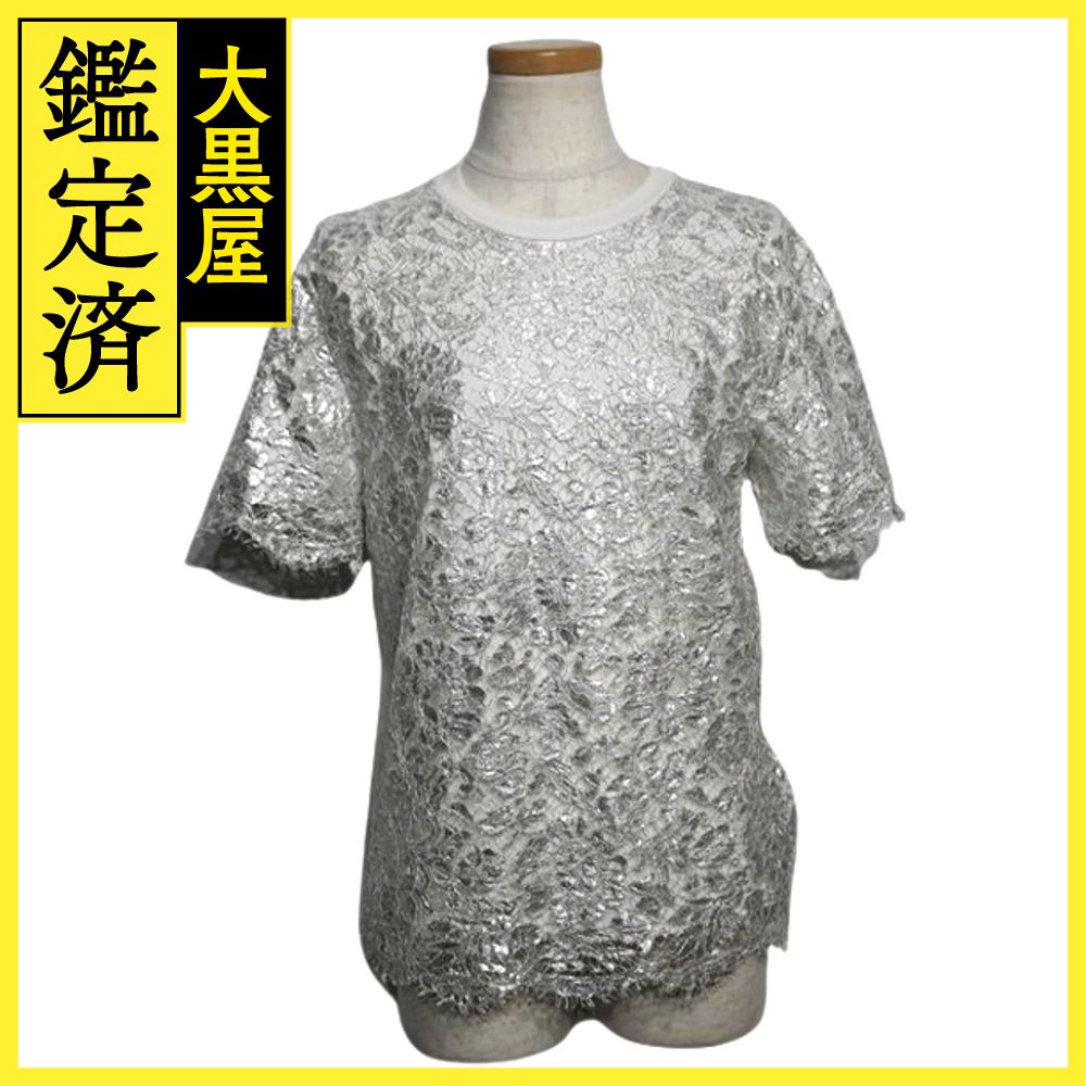 バレンチノ レース付きTシャツ XB3MG1 616WN 200