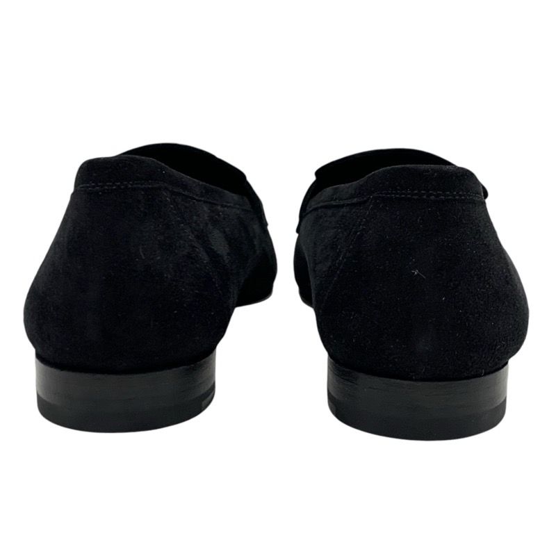 エルメス ロワイヤル スエード H金具 フリンジ ローファー ブラック エルメス ロワイヤル スエード H金具 フリンジ ローファー ブラック