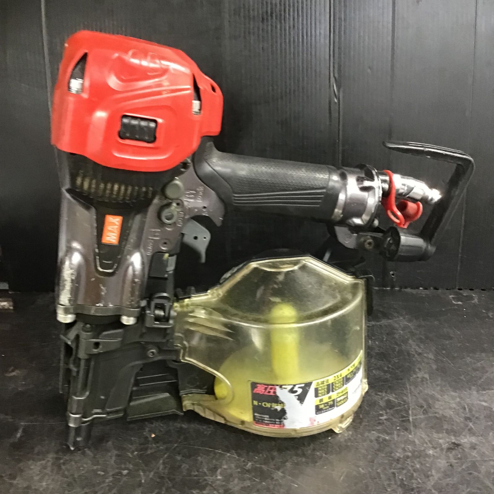 ☆マックス(MAX) 高圧エア釘打ち機 HN-75N4(D)-G【草加店】（HN-75N1 