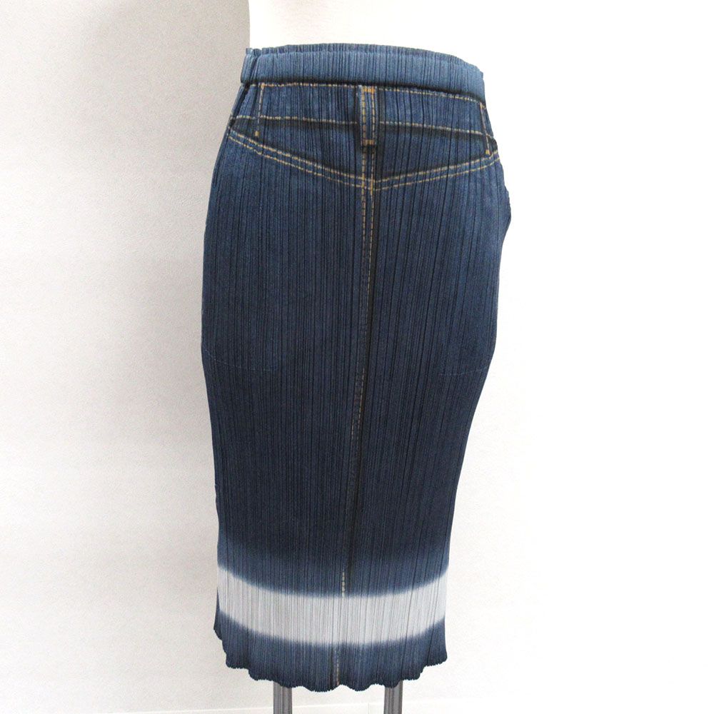 ISSEY MIYAKE イッセイミヤケ PLEATS PLEASE プリーツ デニム