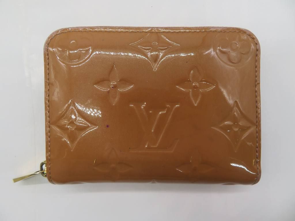 BJJ3 ルイ ヴィトン|LOUIS VUITTON ヴェルニ コンパクトジップ ミニウォレット ラウンドファスナー