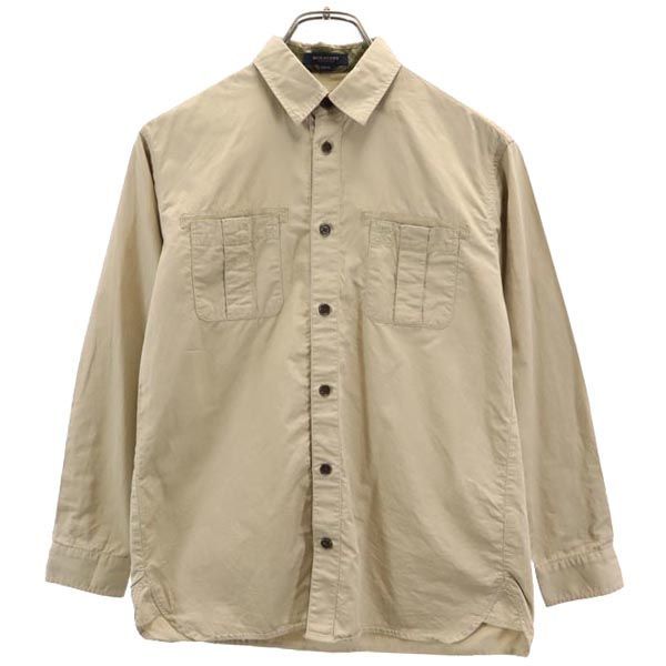バーバリー 三陽商会 長袖シャツ 150A ベージュ系 BURBERRY ロゴ キッズ 【中古】 【231012】 メール便可