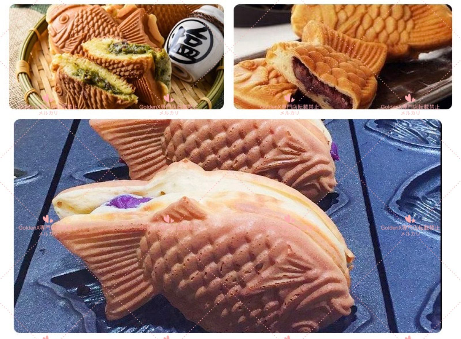 限定特価 ! ! LPガス たい焼き器 6匹×2連 12匹焼ける！ 鯛