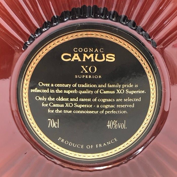 Camus カミュ 未開封 700ml 40度 XO スペリオール ブランデー