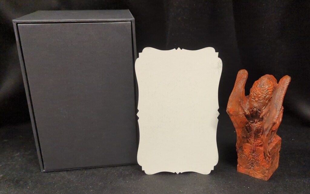 Sum-Art 米山啓介 クトゥルフ座像 邪神像 ブロンズ像 赤ver