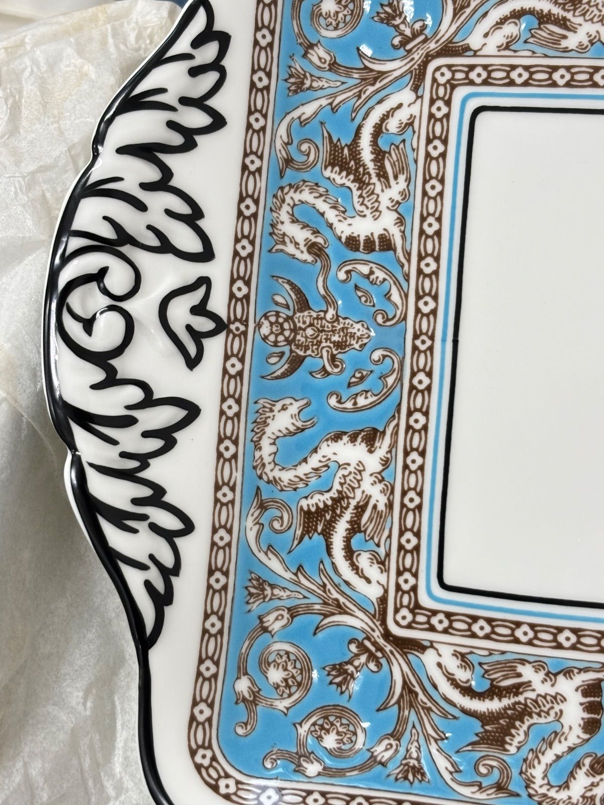 ☆未使用☆ ウェッジウッド フロレンティーン ターコイズ サンドイッチ