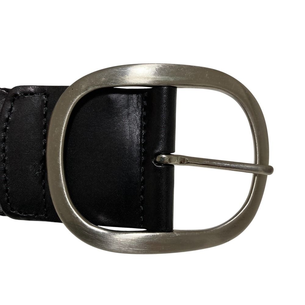 【美品】アンダーソンズ　本革ベルト　レザー　ブラック　ゴールド 85 細身 美品 Anderson's アンダーソンズ レザー ベルト 85 ブラック