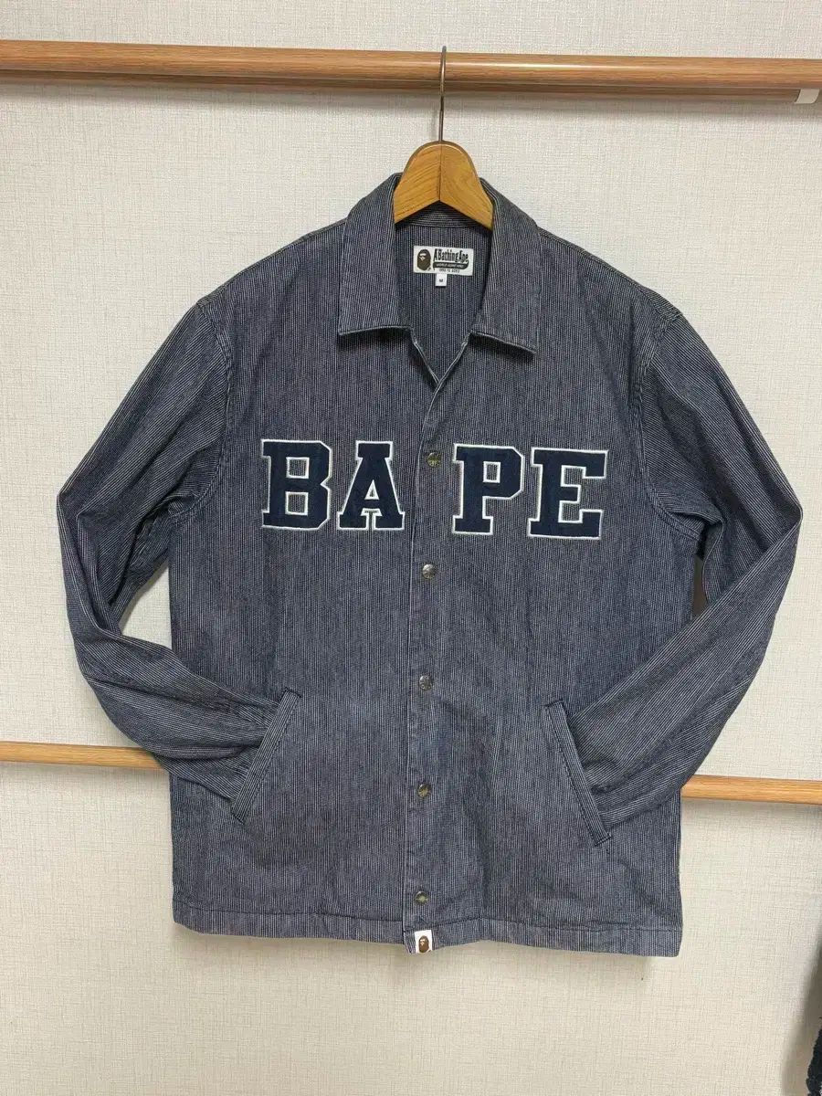 【雷市場（ポンジャン）商品韓国直送】 Bape A BATHING APE(アベイシングエイプ) デニムジャケット M