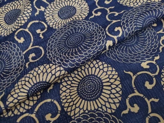 平和屋着物●本場縞大島紬　花唐草文　正絹　逸品　DAAY5402ud 平和屋着物○本場縞大島紬 花唐草文 正絹 逸品 DAAY5402ud 男着物縞