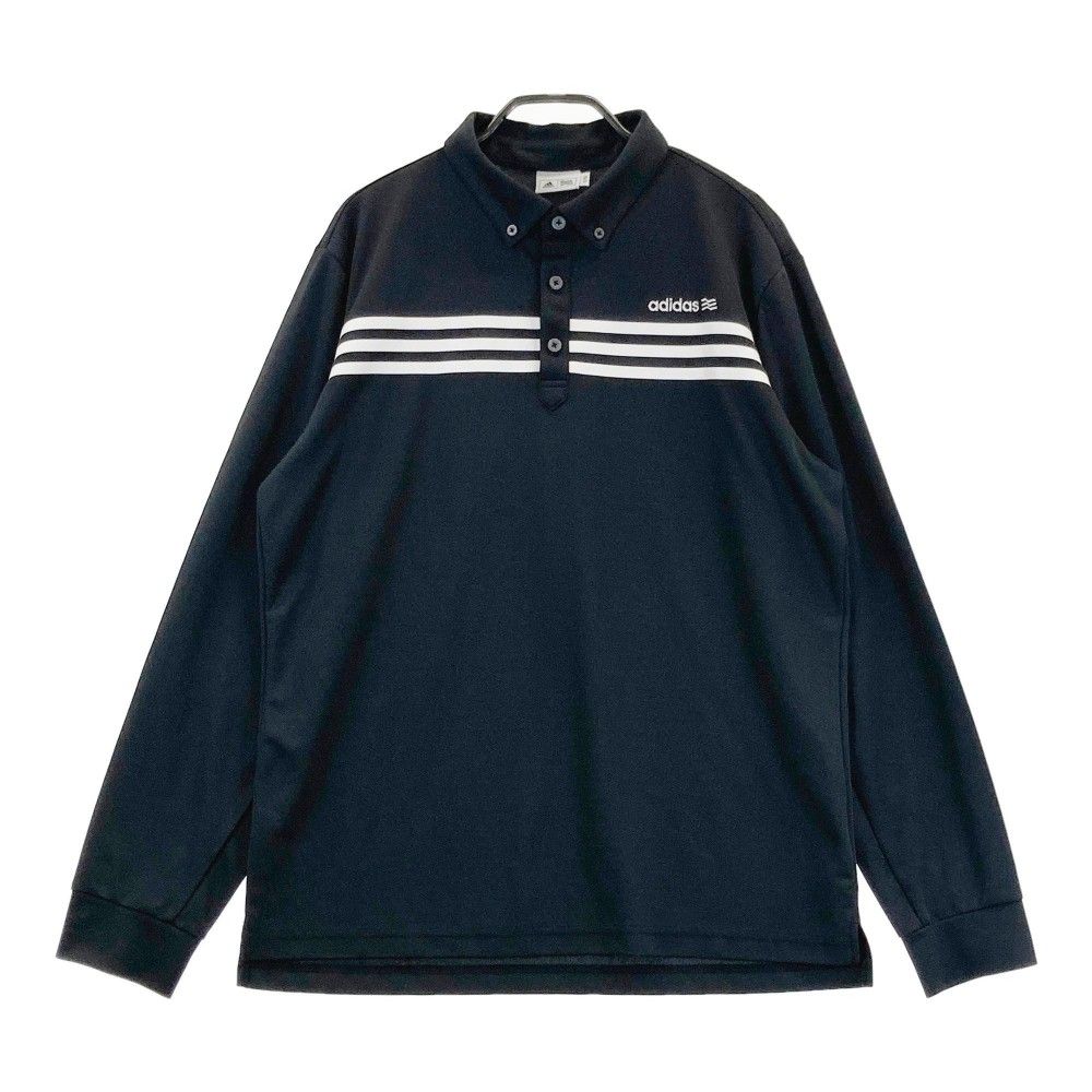 サイズ：O ADIDAS GOLF アディダスゴルフ A03615 長袖ポロシャツ