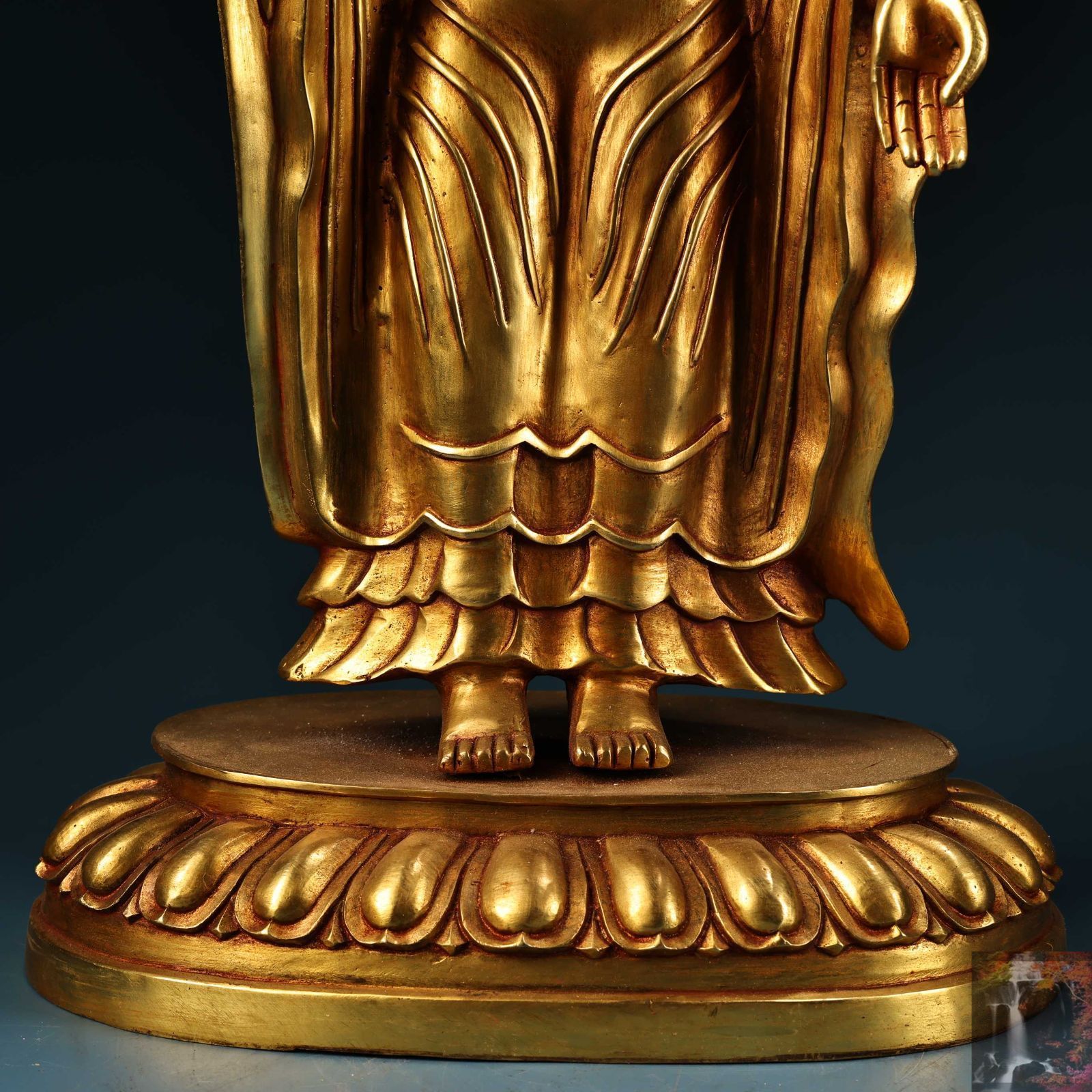 中囯北魏時期豆仏像，古銅製，（旧家藏出し）。 中囯北魏時期豆仏像，古銅製，（旧家藏出し）。