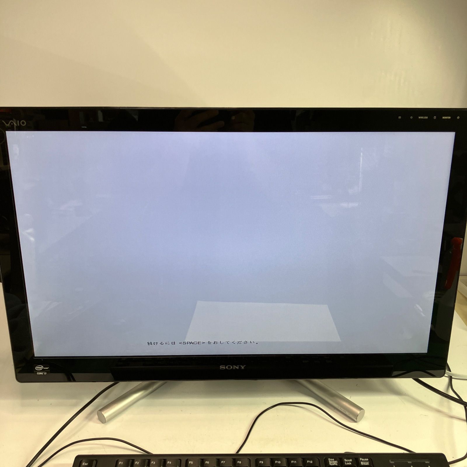 【ハードディスク無しのジャンク品】SONY SVL24148CJW BIOS起動可！OS無しジャンク】SONY VAIO SVL2414AJ Ci7,MEM12GB
