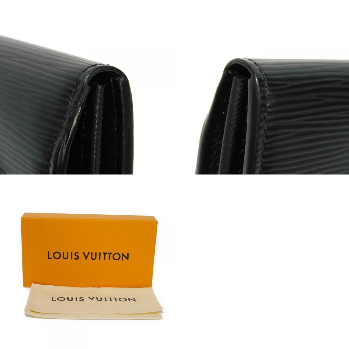 LOUIS VUITTON ルイ・ヴィトン ポルトフォイユ サラ LVロゴ エンボス 