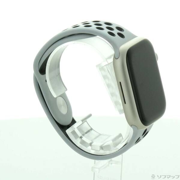 中古品〕 Apple Watch Series 7 Nike GPS 45mm スターライト 中古品〕 Apple Watch Series 7 Nike GPS 45mm スターライト