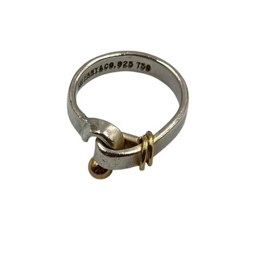 ❤️TIFFANY＆Co. ティファニー リング フック&アイ 8号925/750 楽天市場】TIFFANY&Co. ティファニー サイズ:8号 ラブノット