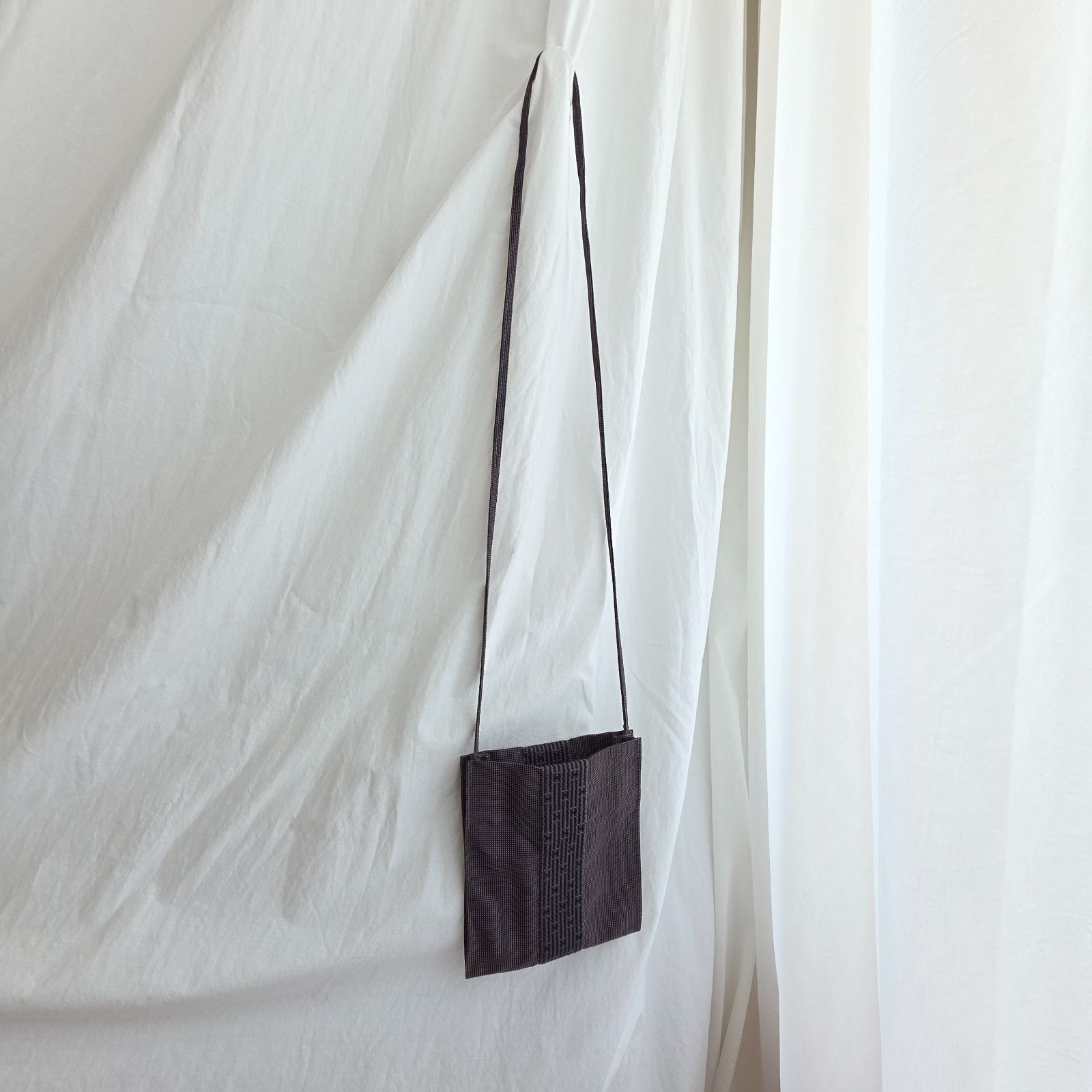 美品❣HERMES エールライン❣ 美品 Hermes エールライン ポシェット ショルダーバッグ グレー