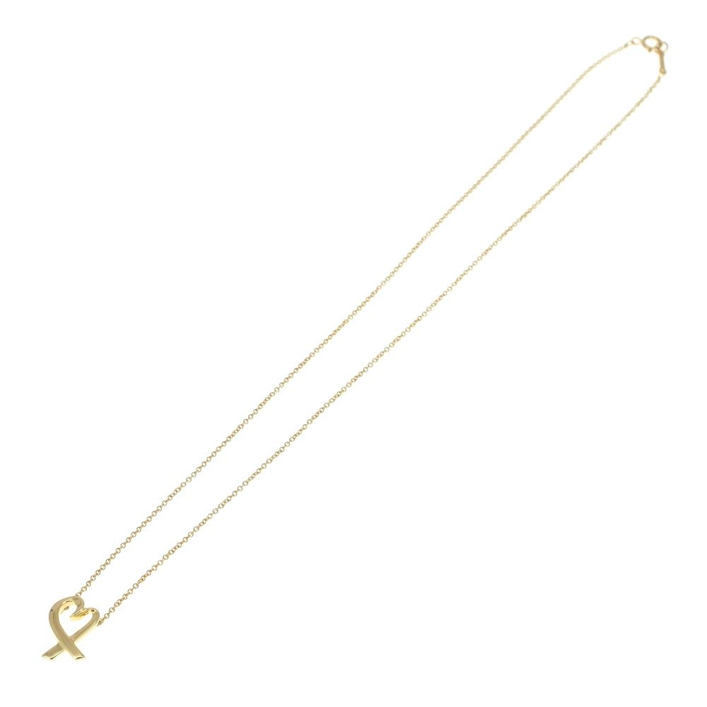 美品 TIFFANY パロマピカソ ラビングハート ネックレス A258011 TIFFANY&Co. ティファニー ネックレス TIFFANY＆Co. パロマ