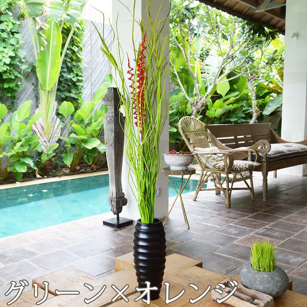 枝アート Amazon｜「椰子3」 木製 フラワーベース 枝物 フェイク 枝