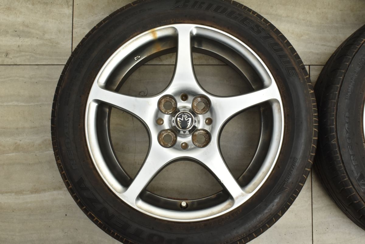 人気ホイール トヨタ ZZW30 MR-S 後期純正 15in 6J 45 16in 7J 45 PCD100 ブリヂストン ポテンザRE040 185 55R15 215 45R16 ハイグロス