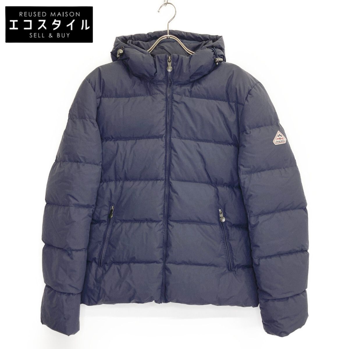 PYRENEX ピレネックス ﾈｲﾋﾞｰ ｽﾌﾟｰﾄﾆｯｸﾏｯﾄ ﾀﾞｳﾝｼﾞｬｹｯﾄ L