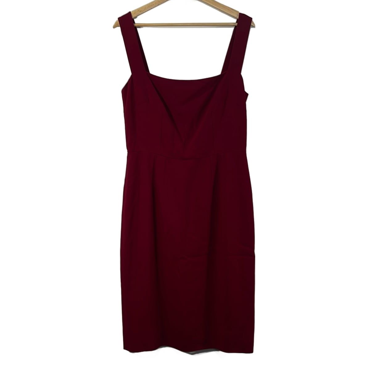 DOLCE-GABBANA ドルチェアンドガッバーナ ワンピース サイズ46 L レディース - ボルドー キャミワンピ|ひざ丈