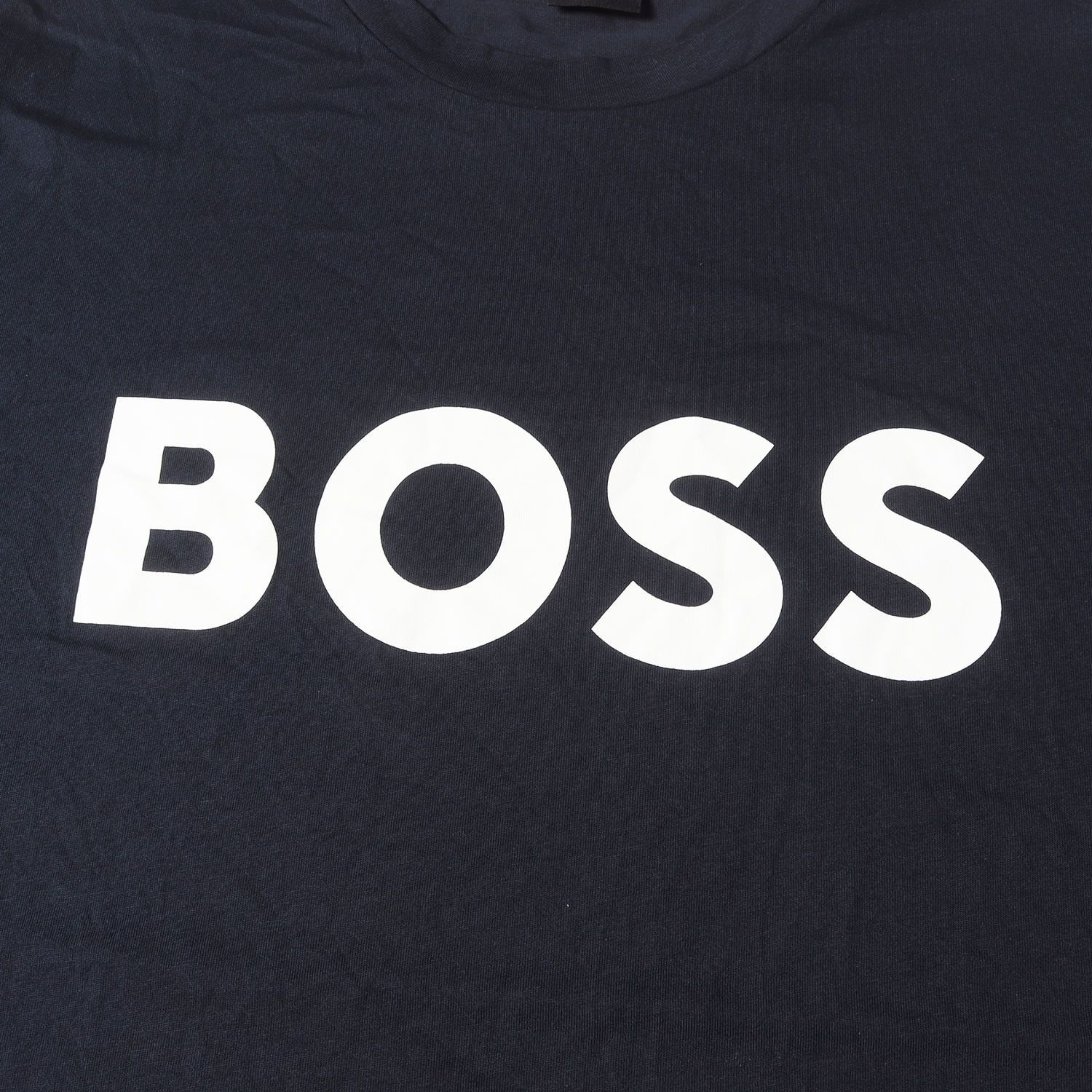 ヒューゴボス　Ｔシャツ　ネイビー 美品】HUGO BOSS ヒューゴボス Tシャツ ネイビー 紺 サイズ:L