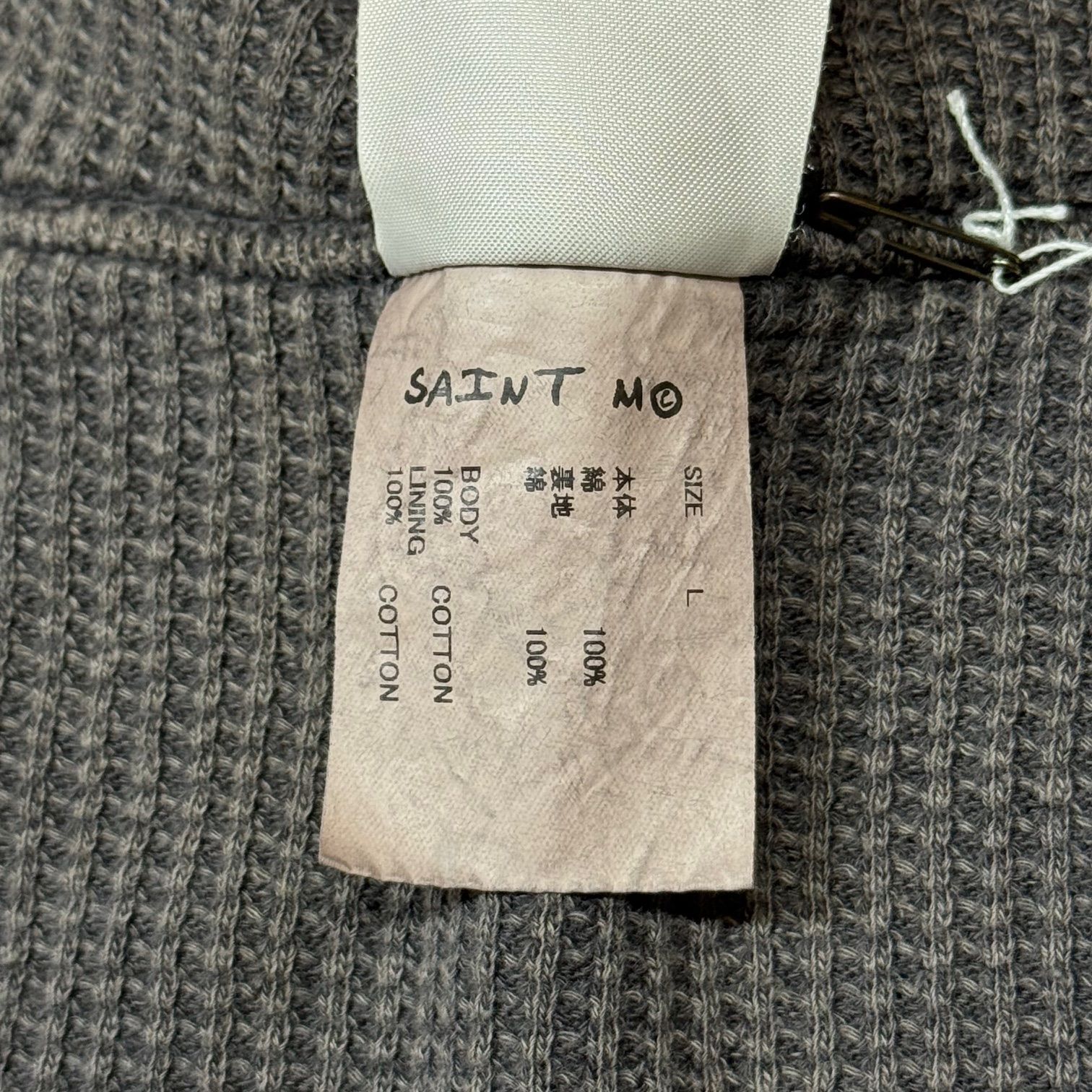 参考上代121000円 未使用品 SAINT MICHAEL 25SS ZIP UP HOODIE/DOUBLE 