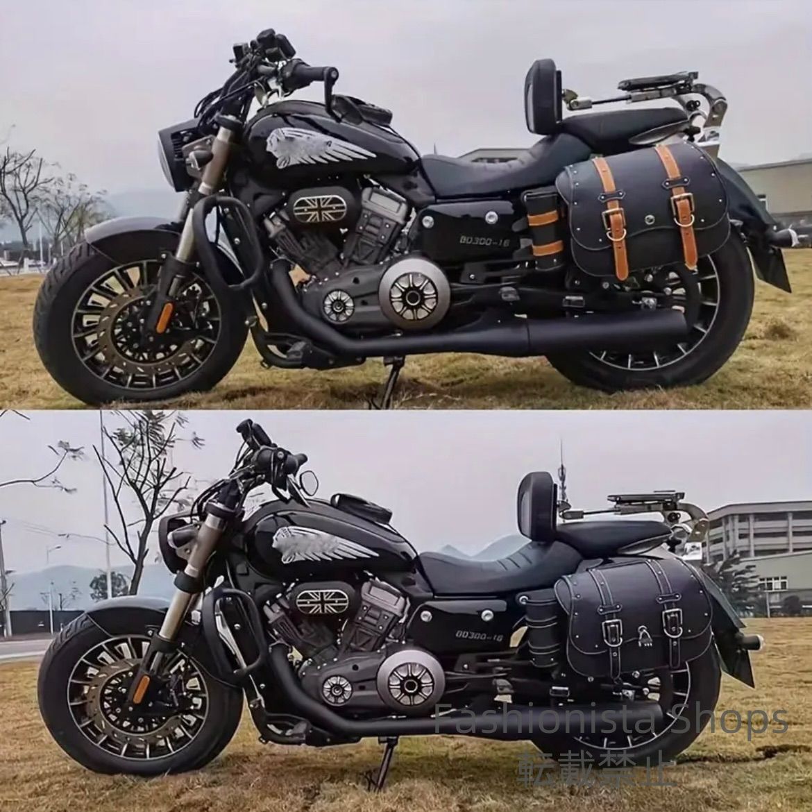 ストリートバイク対応 大容量収納