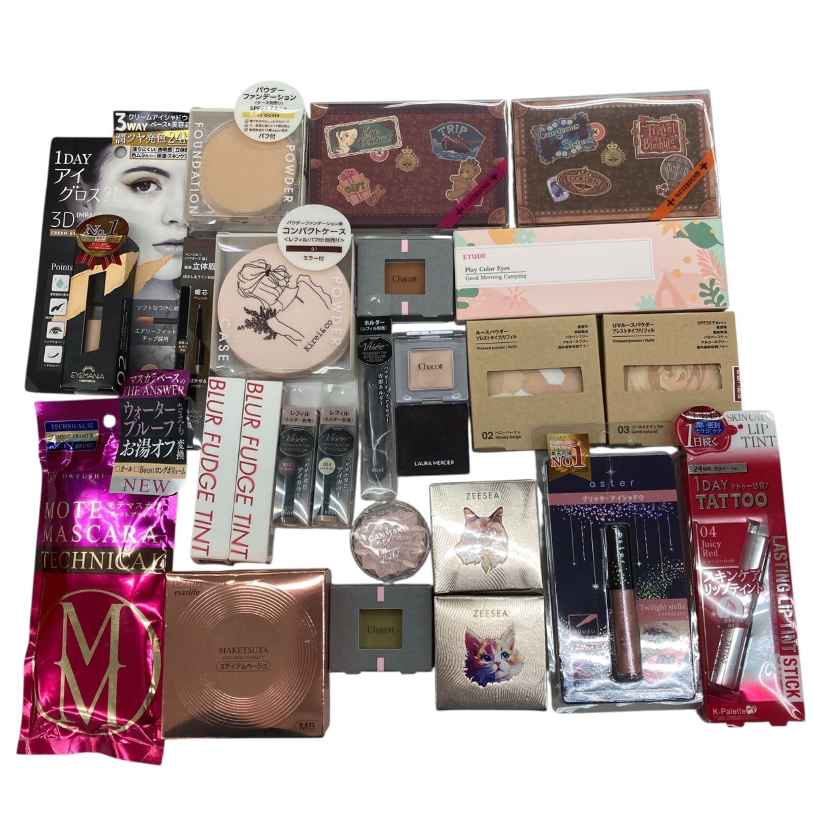 まとめ売り　コスメセット 口紅, チーク, アイシャドウ, フェイスパウダー 韓国コスメ セット アイシャドウパレット リップ チーク 下地