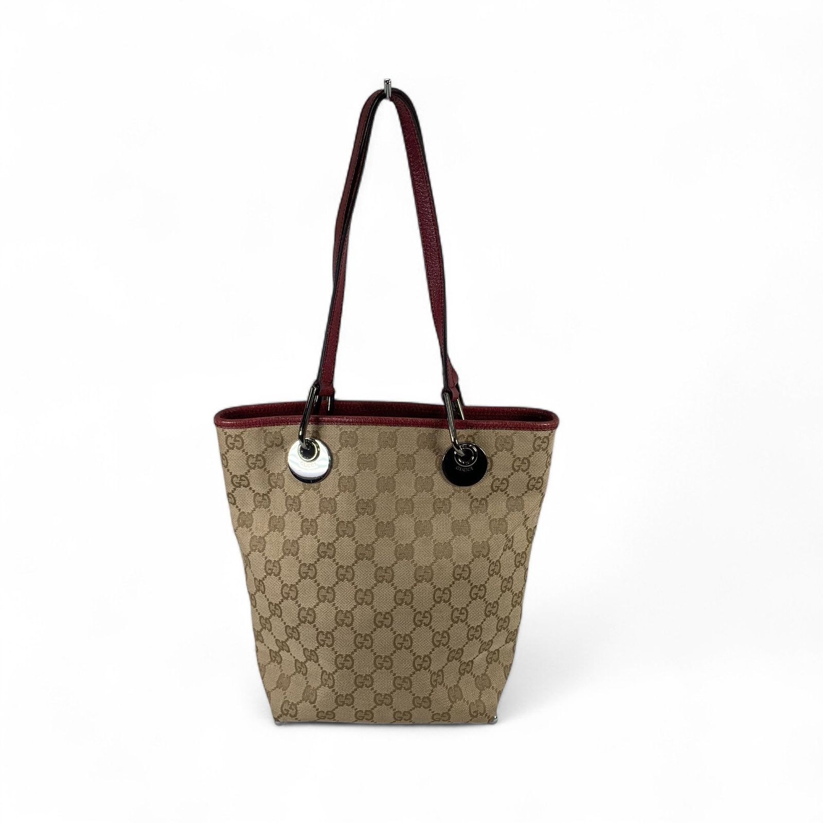 GUCCI グッチ トートバッグ GGキャンバス GG柄 レザー 120840
