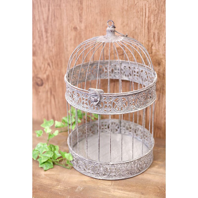 鳥かご ガーデニング 園芸 アンティーク調 2個セット フローリスト
