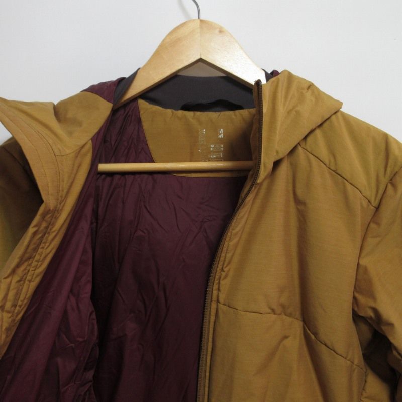 アークテリクス ARC TERYX 中綿コート フーデットジャケット ブルゾン 14589 マスタード色 黄系 Mサイズ 0514 STK GULLKHAN_COM