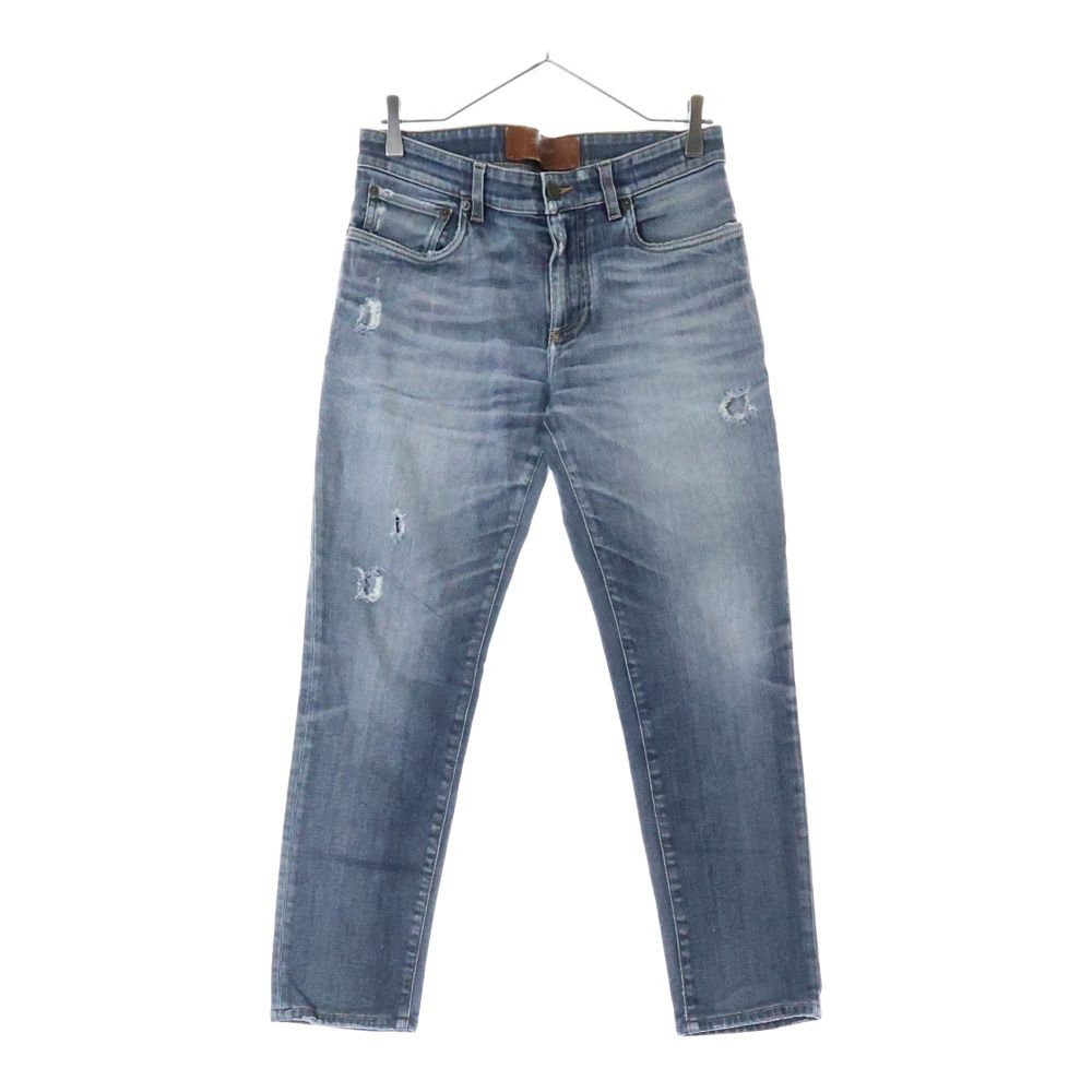 D&G DOLCE&GABBANA ダメージ加工 デニム パンツ 黒 26 DOLCE ＆ GABBANA(ドルチェアンドガッバーナ) Destroyed Denim