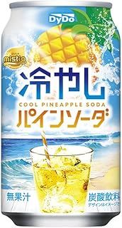 ダイドー ミスティオ 冷やしパインソーダ 350ml缶×24本入× 2ケース