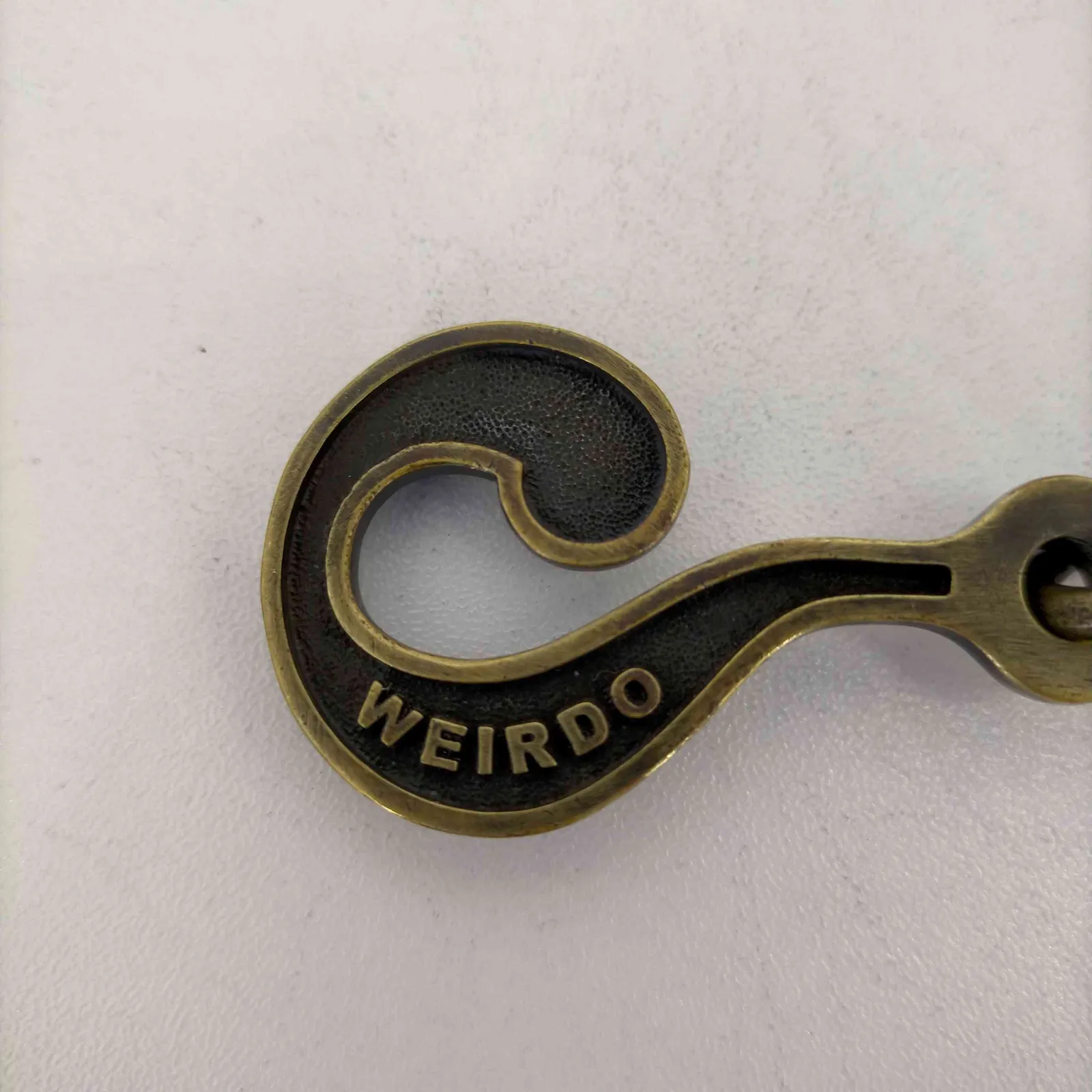 ウィアード WEIRDO WEIRDO GEAR HEAD WALLET CHAIN ダイス 真鍮