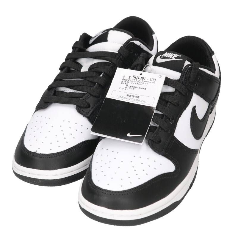 ナイキ DUNK LOW RETRO WHITE/BLACK DD1391-100 ダンクローレトロ