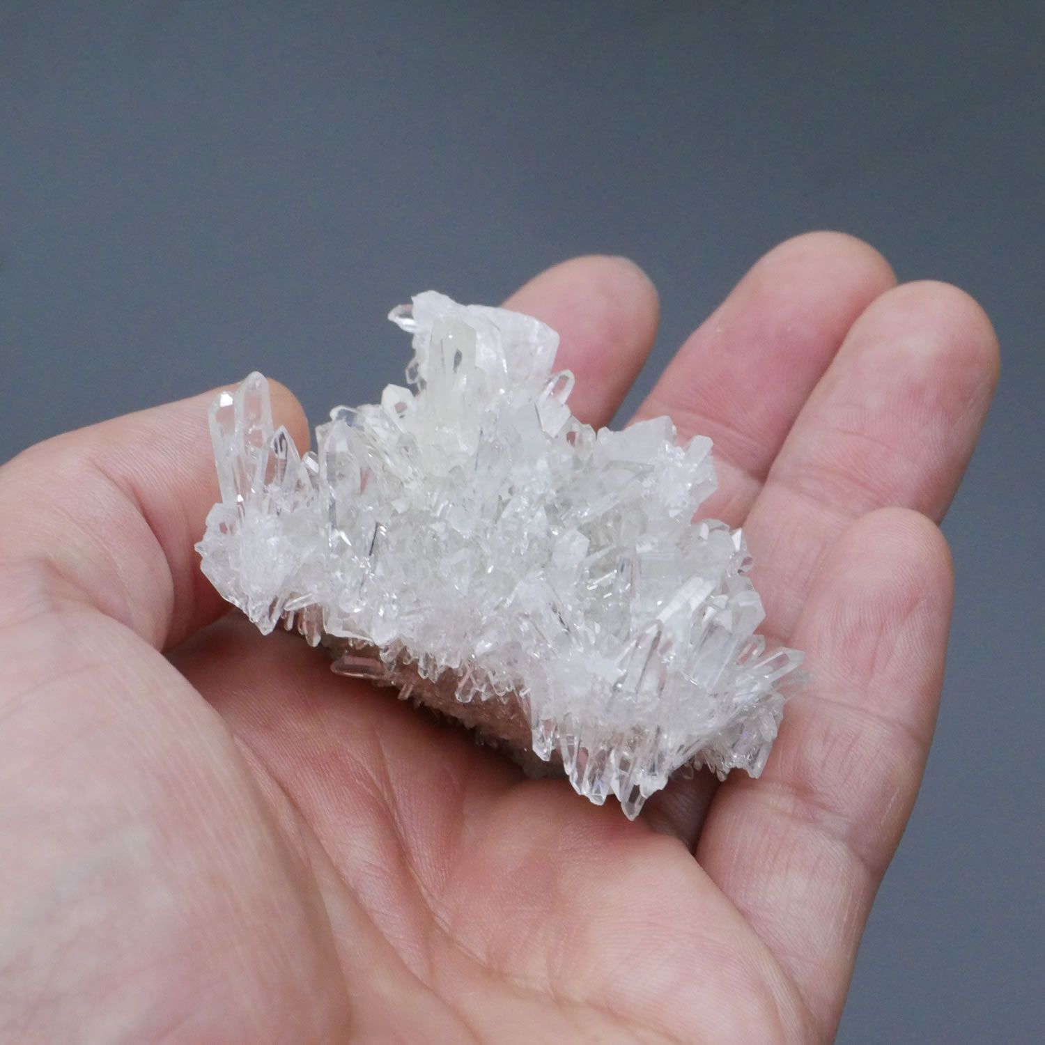 菊花水晶 極上の美しさ クラスター 天然石 水晶クラスター 四川省産 菊花水晶 クラスター 1点物 約40g 天然石・置き物 空間