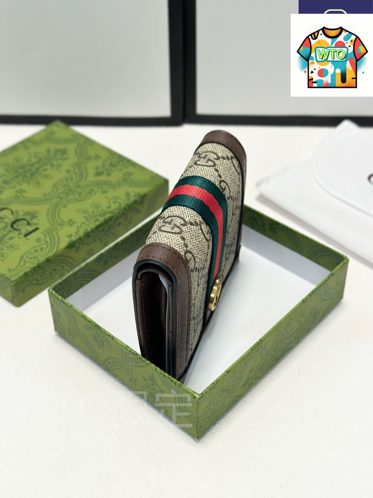 GUCCI 財布 今日WTO】Gucci グッチ 最新ウォレット 頭層小牛皮×PVC素材 作り