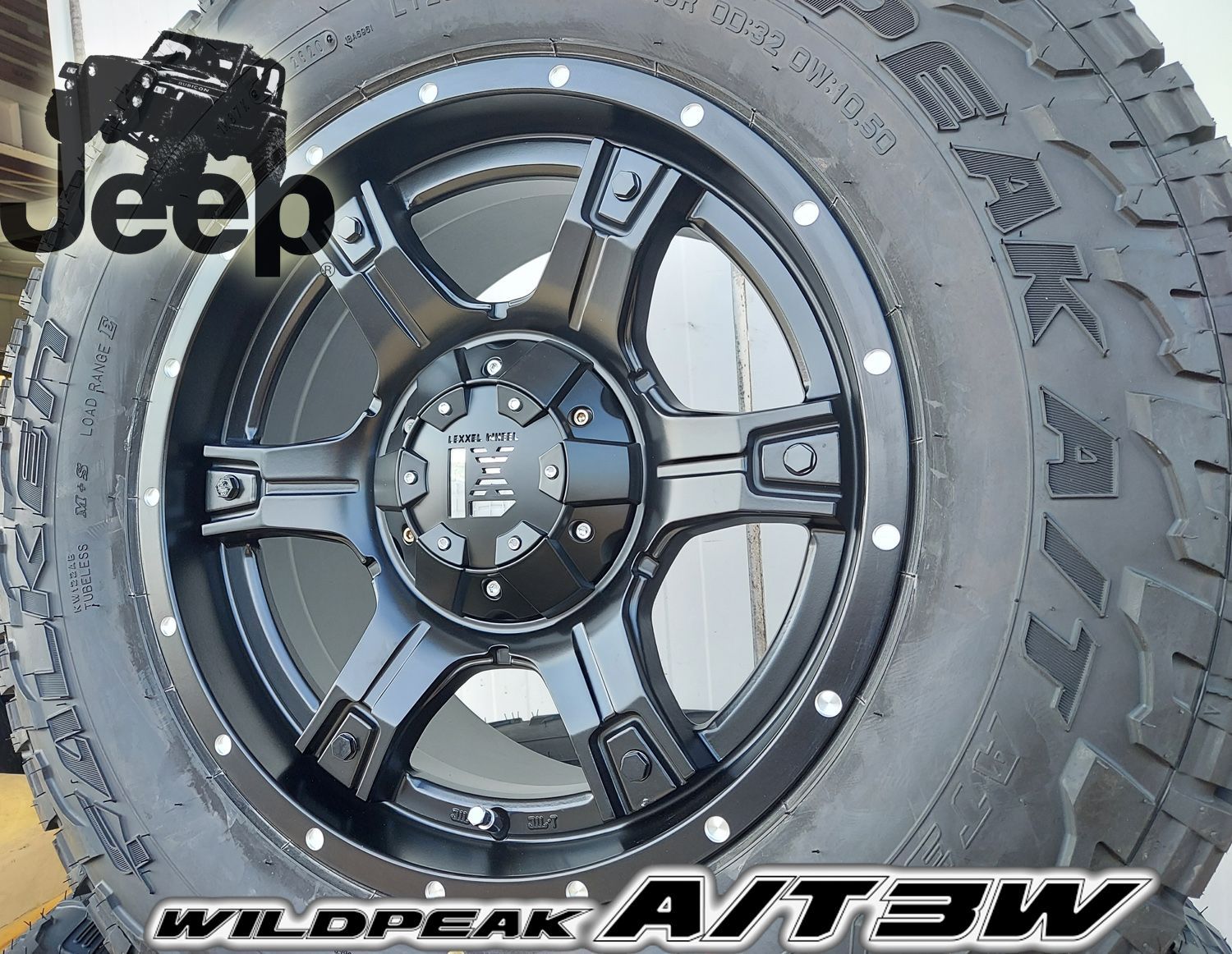 オールテレンタイヤ JEEP ラングラー JL JK RAV4 新品タイヤホイールセット 17インチ ファルケン WILDEPEAK A/T3W  265/70R17 265/65R17 LEXXEL レクセル OutLaw アウトロー - メルカリ