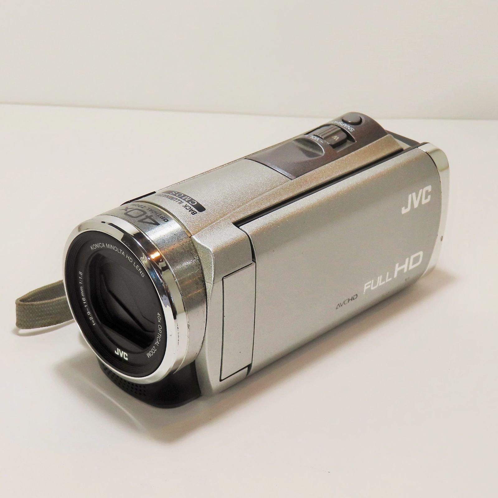 【SD付】ビデオカメラ JVC ビクター ケンウッドGZ-HM33V 光学40倍