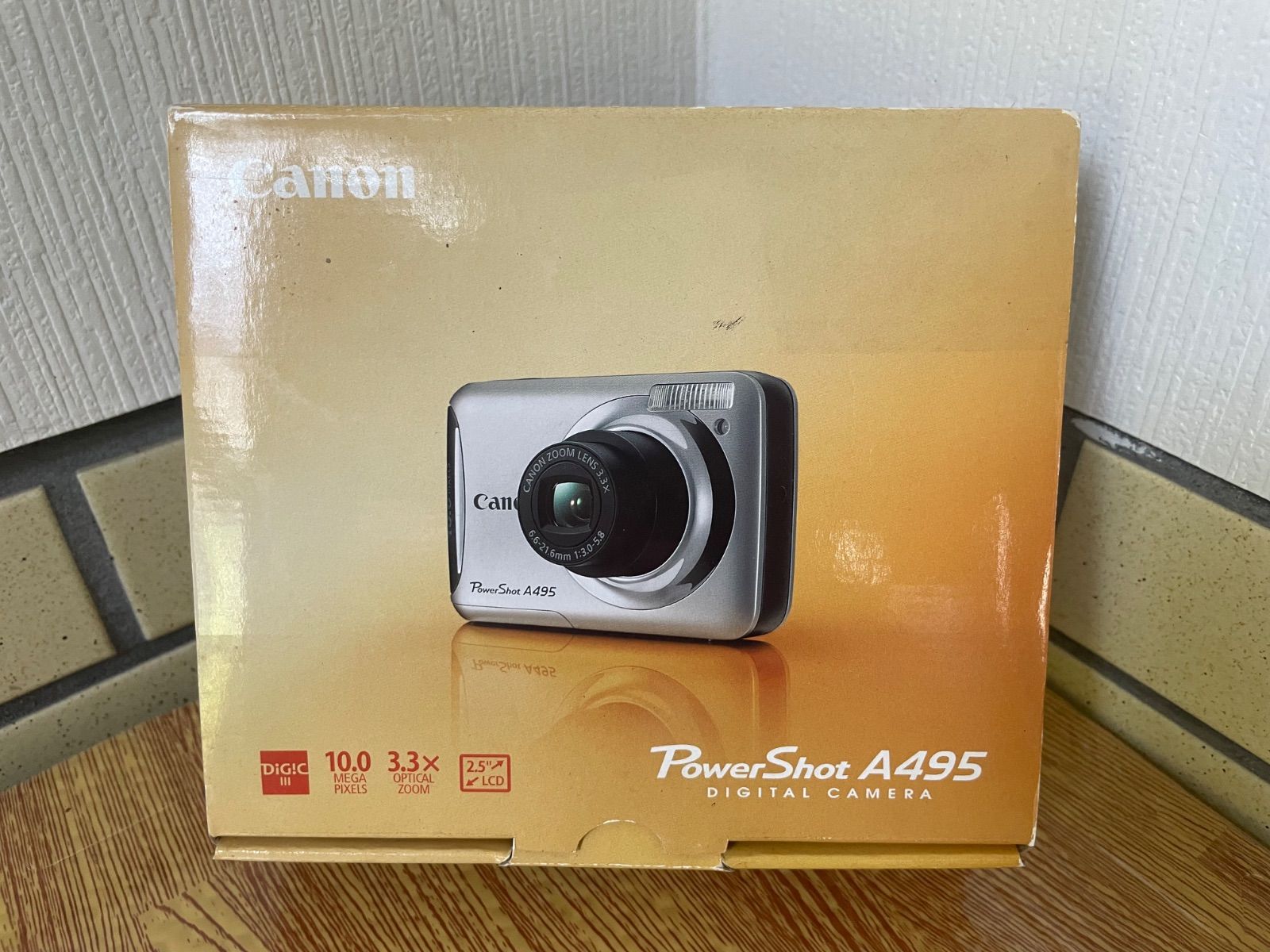 【RL61】CANON powershot A495 デジカメ 本体 シルバー Amazon | PowerShot A495 シルバー Canon | コンパクト 通販