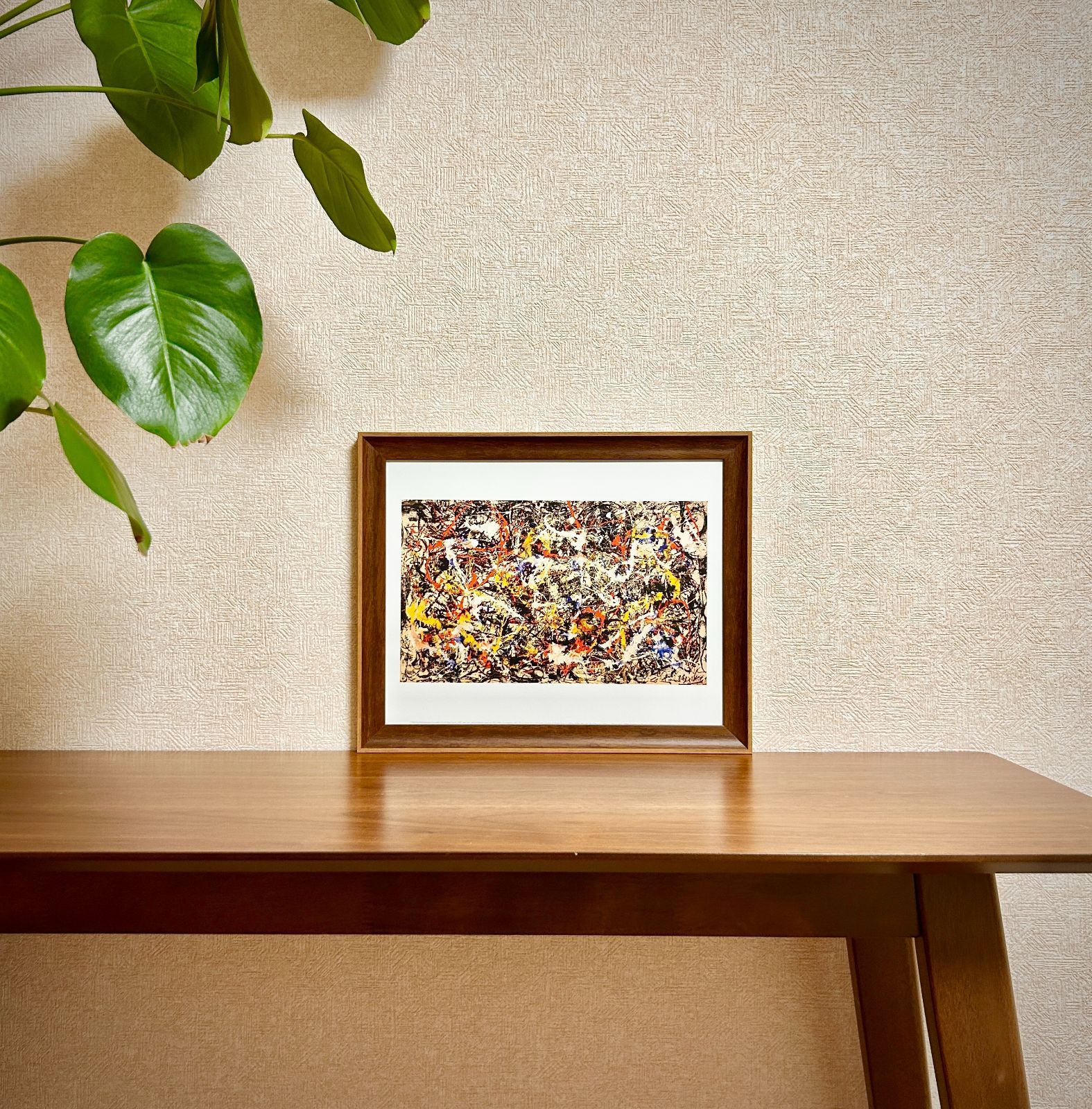 新品☆額縁付アートポスター☆ジャクソンポロック☆Jackson Pollock