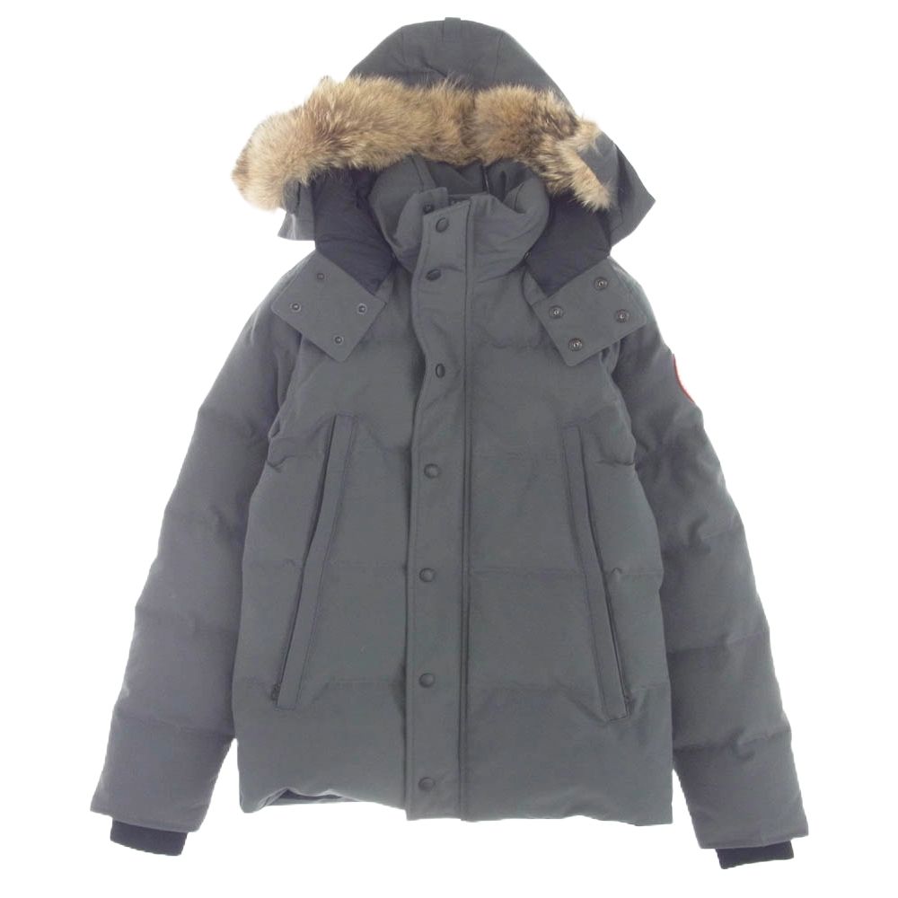 CANADA GOOSE カナダグース 3808MA サザビーリーグタグ WYNDHAM PARKA ウィンダム パーカ ファーフード付 ダウン  ジャケット グレー系 XS【美品】【中古】 - メルカリ