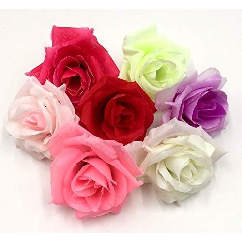 glaystoreバラ 造花 ローズ アレンジ 8センチ 50個セット 迅速発送】【glaystore】 バラ 造花 ローズ 薔薇 アレンジ 8センチ 50