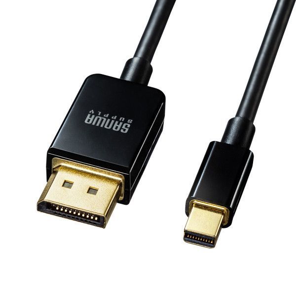 【新品・7営業日以内発送】サンワサプライ KC-DPM14010 ミニ－DisplayPort変換ケーブル 1m Ver1．4 KCDPM14010【沖縄離島販売不可】