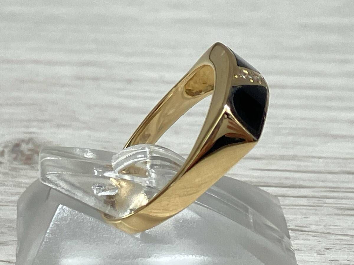 K18/#11/2.8gリング K18 18金 ファッションリング ダイヤモンド