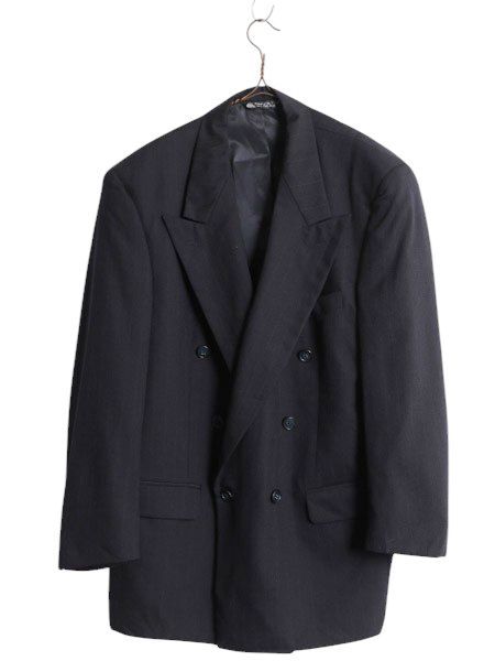 【美品】　クリスチャンディオール　ジャケット　ヴィンテージ　ウール　ダブル お得なクーポン配布中!】 80s USA製 クリスチャン ディオール ダブル