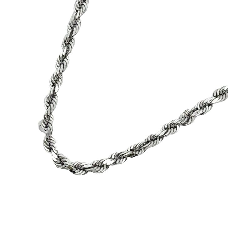 ネックレス K18WG 45cm アジャスター付き